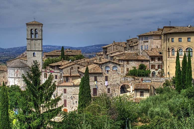Vue panoramique d'Assise