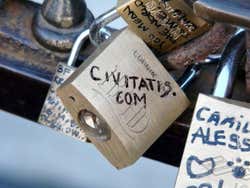 Notre cadenas sur le Ponte Vecchio