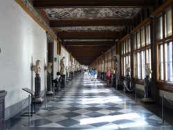 Galerie Uffizi, intérieur